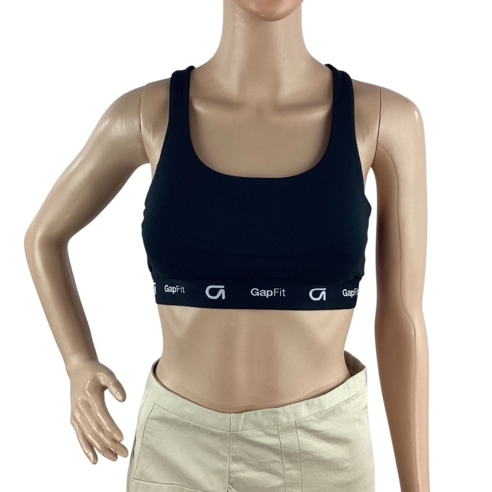 GapFit Racerback Sports Bra Black XS